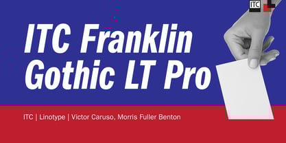 Franklin Gothic Font Poster 1